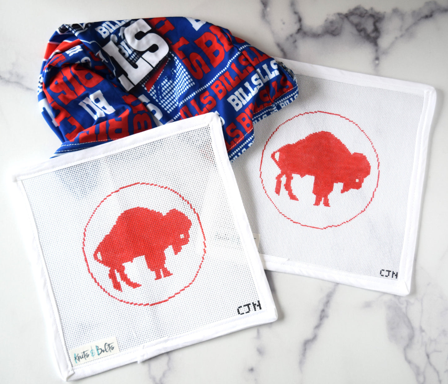 Retro Buffalo Canvas (18 mesh)