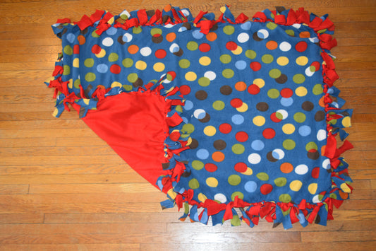 Polka Dot Tie Blanket