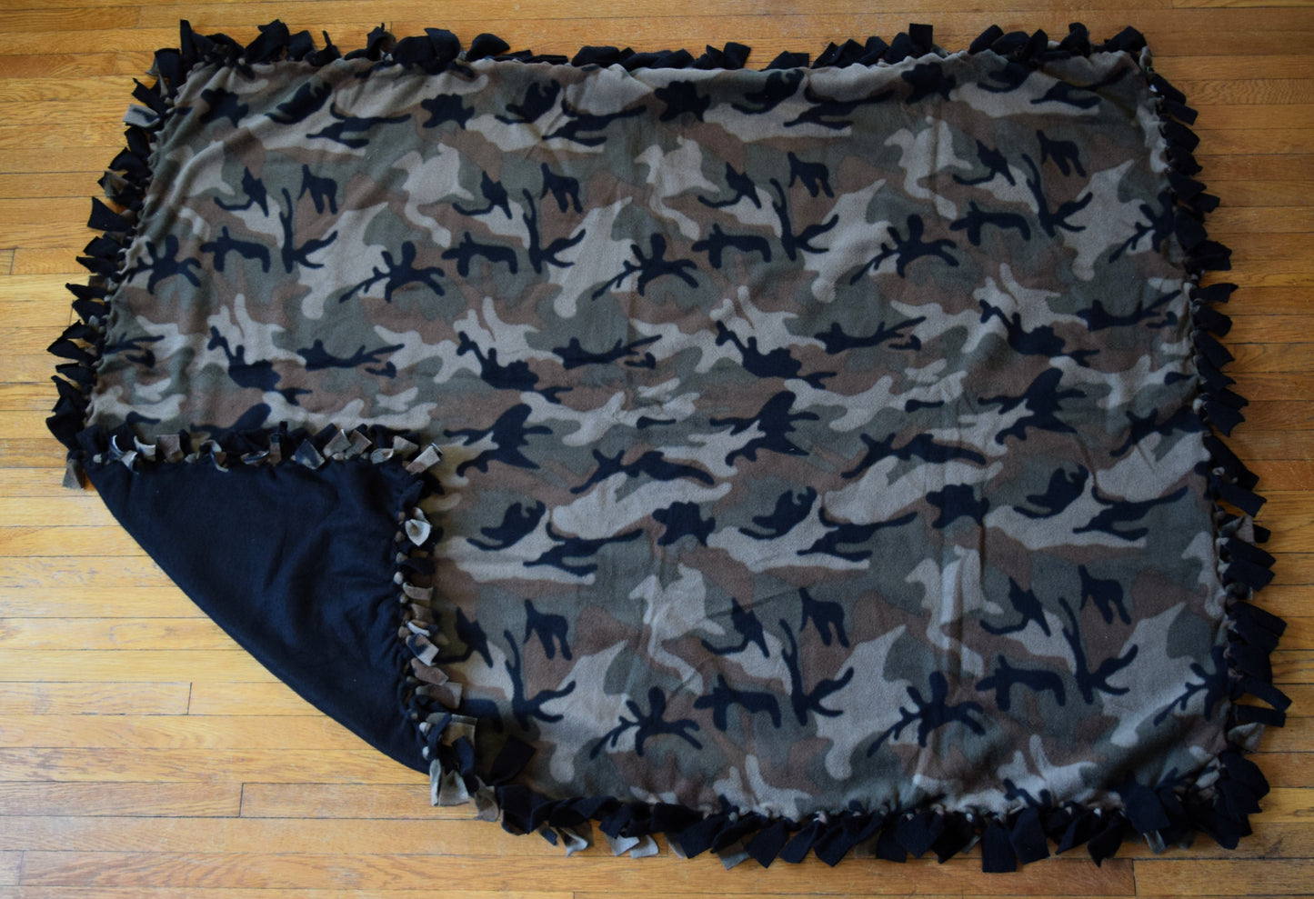 Camo Tie Blanket