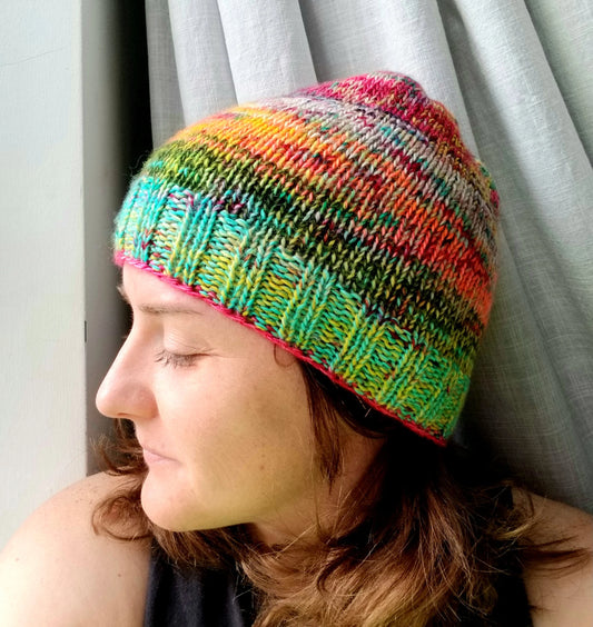 Hand-Knit Adult Beanie